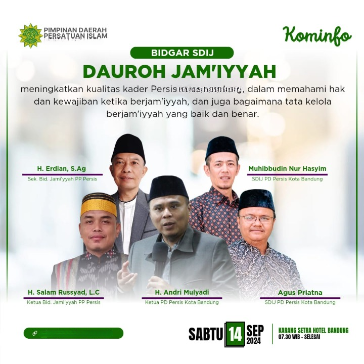 Dauroh Jamiyyah SDIJ PD PERSIS Provinsi Kepulauan Riau